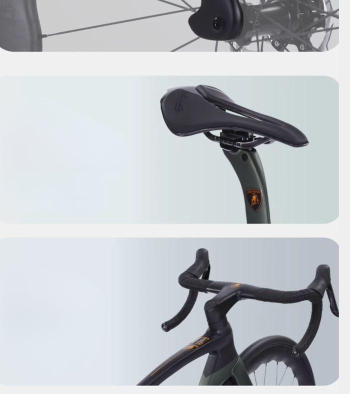 Lamborghini Terzo Millennio T7000 Carbon Electric Road Bike | Shimano 105 Di2 | 8.5kg | 24-Speed