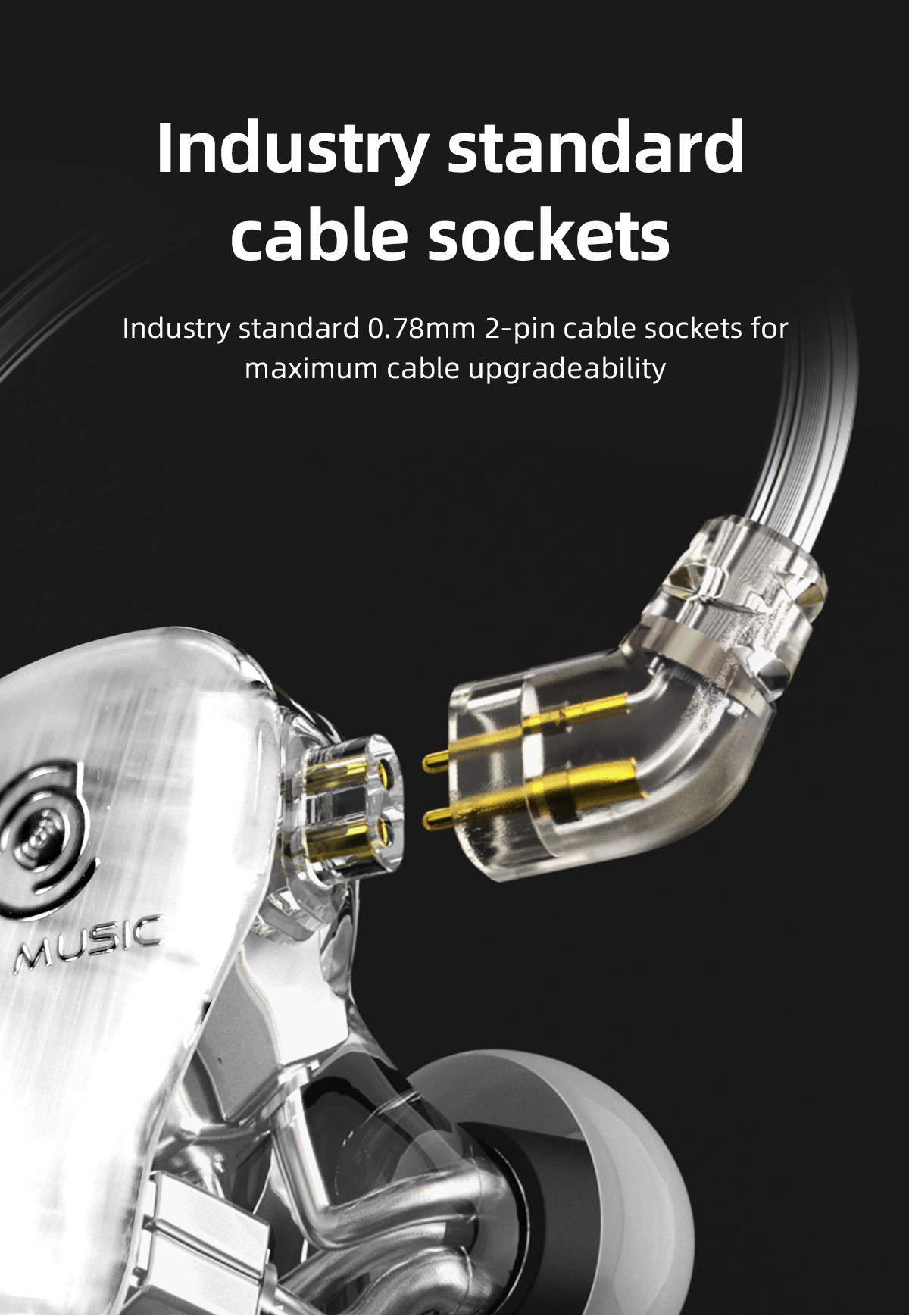 ขาย Hiby Crystal4 หูฟัง 4 ไดรเวอร์ 4BA Knowles รองรับ Hi-Res ประกันศูนย์ไทย