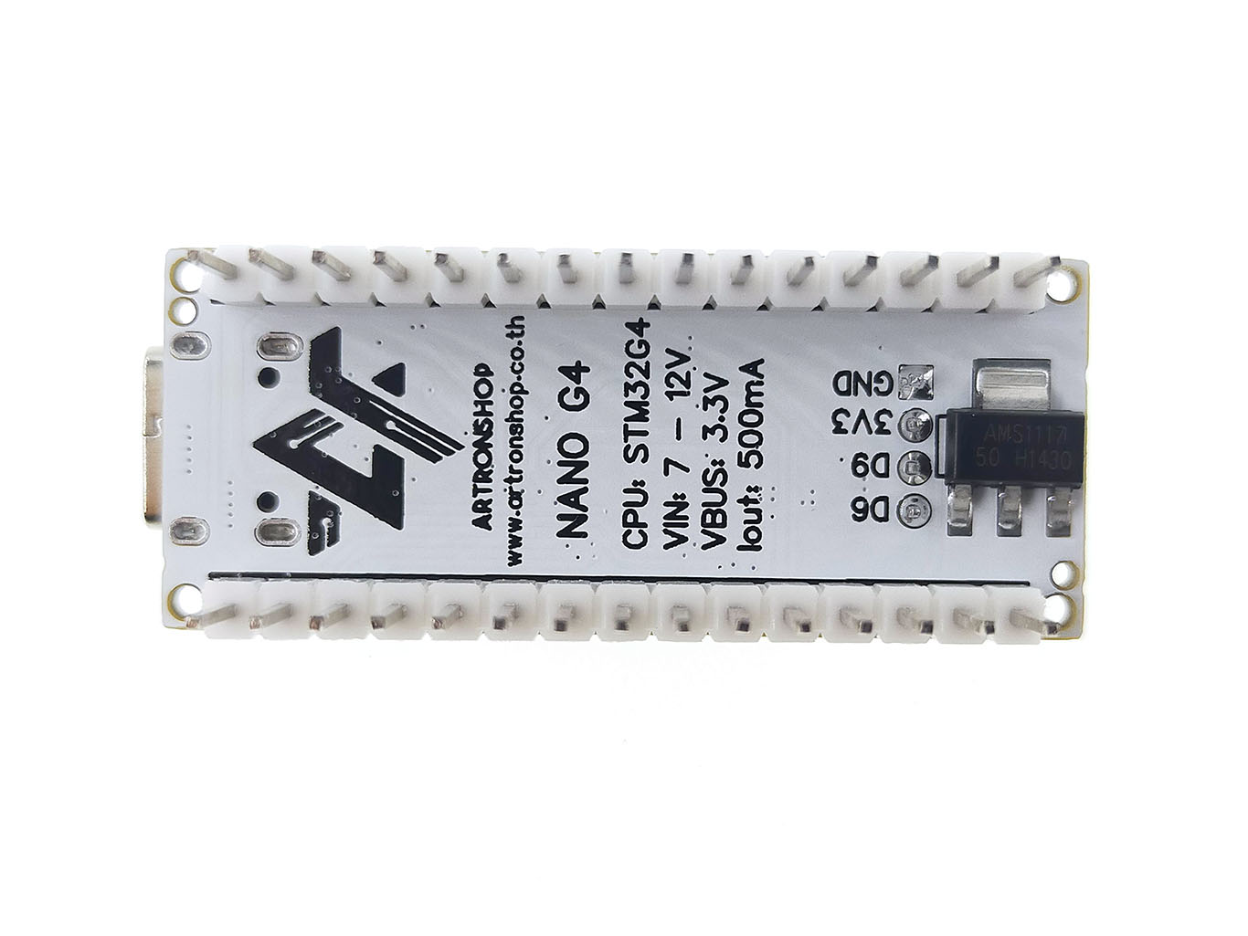 ArtronShop Nano G4 บอร์ดไมโครคอนโทรลเลอร์ STM32G4 Arm Cortex-M4 170 MHz รูปทรง Arduino Nano