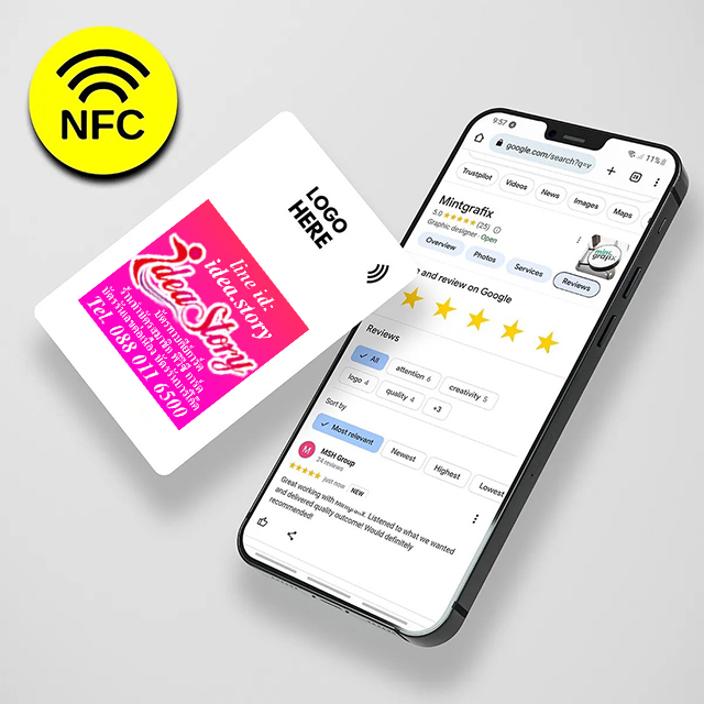 การ์ด NEC 13.56 MHz บัตรทาบพิมพ์แบบลูกค้า