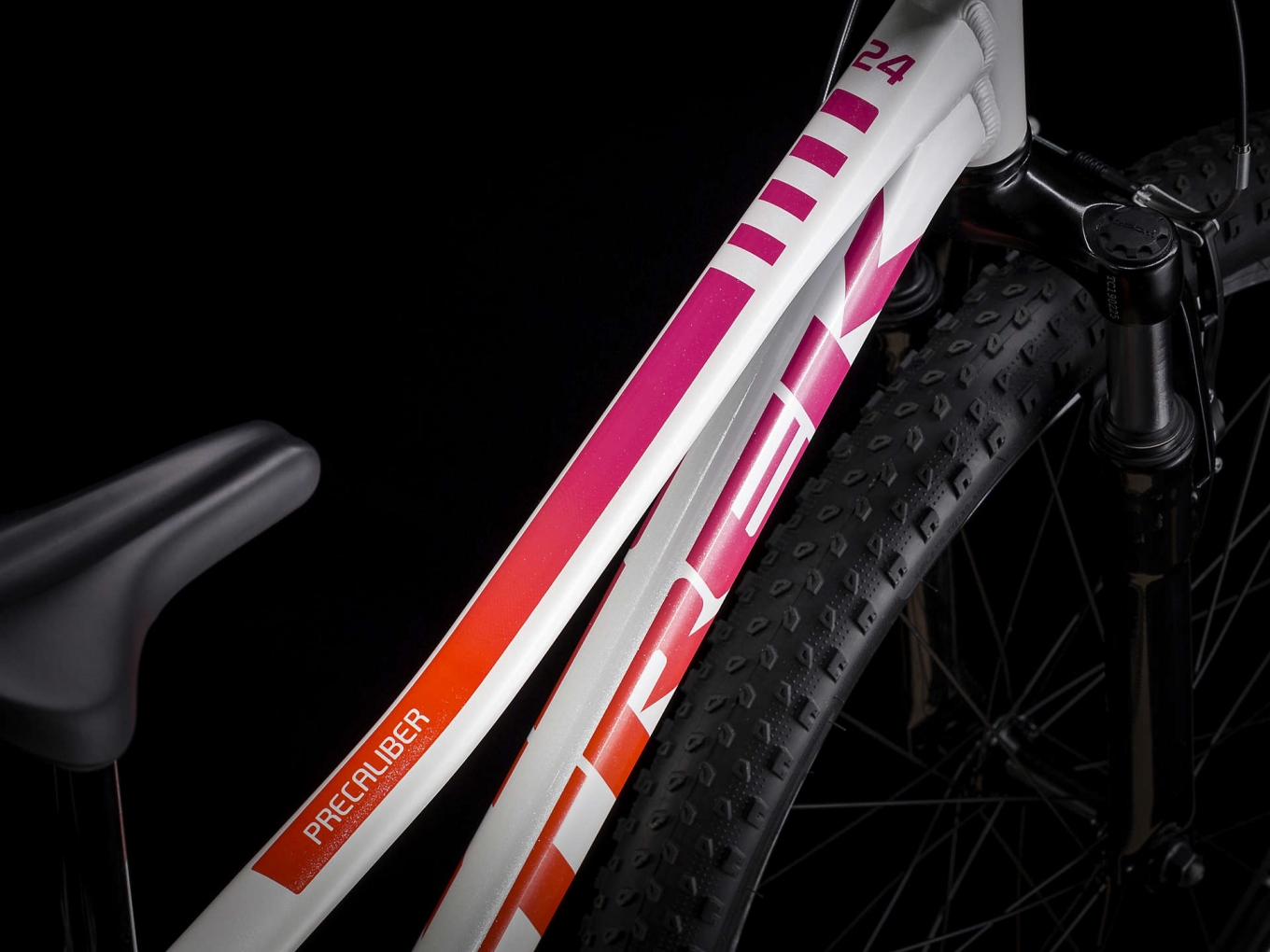 จักรยานเด็ก จักรยานเสือภูเขา TREK PRECALIBER 24" GIRLS เฟรมอลู ล้อ 24 นิ้ว 1*8 Speed BTK20KPC24SG, TREK MY2022