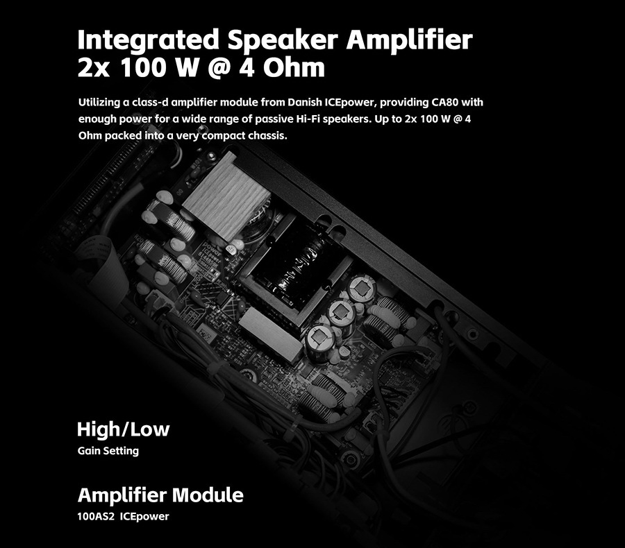 Shanling CA80 เครื่องเล่น CD พร้อม DAC/AMP ในตัวรองรับ MQA, Dual Hi-Res ประกันศูนย์ไทย