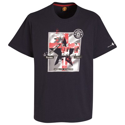 เสื้อที-เชิ๊ต (เสื้อยืดคอกลม) ฟุตบอล ทีมสโมสรแมนเชสเตอร์ ยูไนเต็ด ชุดที่ระลึก UEFA Champions League Champions 1968 ใหม่ M-Size / MANCHESTER UNITED Football T-Shirt Commemorative Kit UEFA Champions League Champions 1968 Jersey NEW M-Size