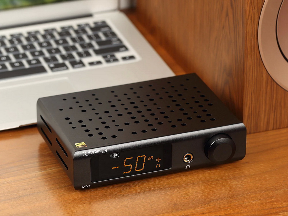ขาย Topping MX5 DAC& ตั้งโต๊ะ แบบ Multi-Function รองรับ Hi-Res