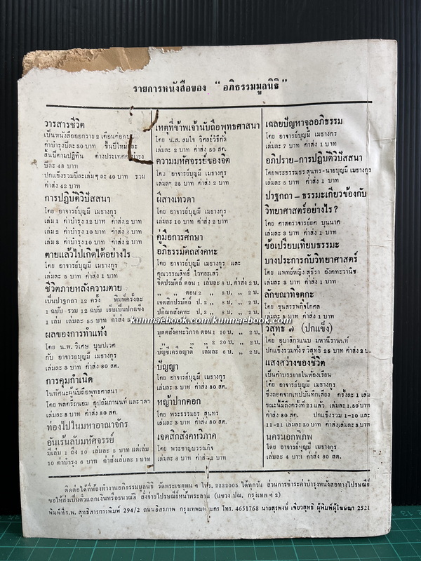 ความมหัศจรรย์ของจิต โดย นายบุญมี เมธางกูร