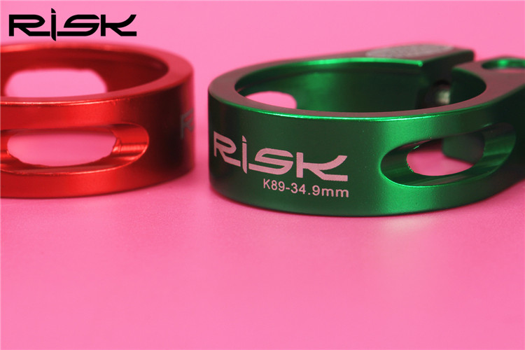 รัดหลักอาน RISK alloy Bolt Seatpost Clamp มีแต่ 31.8 (แบบยึดน็อต) K89