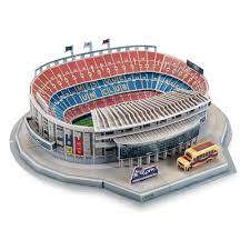 โมเดลสนามฟุตบอล 3D จิ๊กซอว์ สโมสรบาร์เซโลน่า - สนามคัมป์ นู ใหม่ / BARCELONA Football Club 3D Jigsaw/Puzzle Football Stadium Model - CAMP NOU Stadium NEW