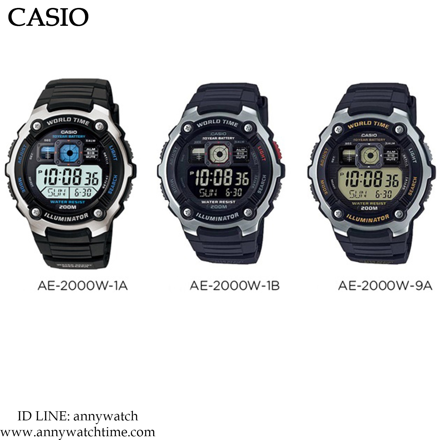 CASIO AE-2000W-9A