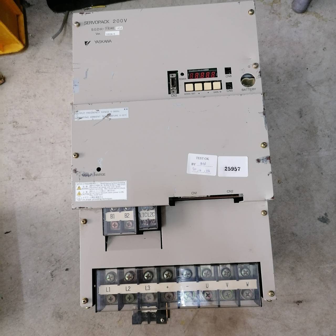 SGDH-1EAEY454 SERVO PACK " YASKAWA "