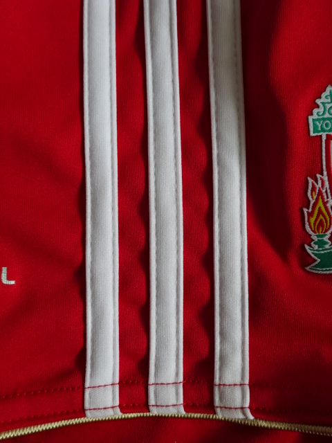 กางเกงฟุตบอล ทีมสโมสรลิเวอร์พูล ชุดเหย้า 2015/16 LB-Size / LIVERPOOL Football Shorts Home Kit 2015/16 Jersey LB-Size