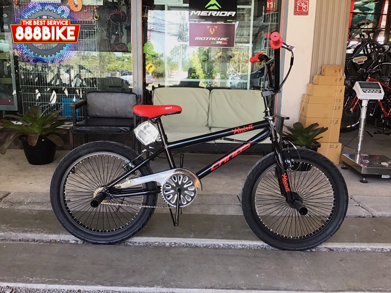 จักรยานบีเอ็มเอ็กซ์ BMX CANDY SPIRIT คอโรเตอร์ หมุนได้ 360องศา เฟรมเหล็ก, TT-038