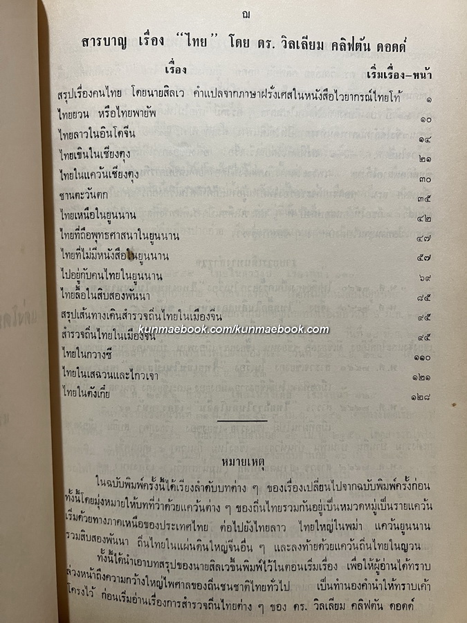 ไทย หรือ ชนชาติไทย (The Tai Race )+ (งานค้นคว้าเรื่องเชื้อชาติไทย) ภาคที่ 1 / อนุสรณ์ นางยี่สุ่น ถิระวัฒน์