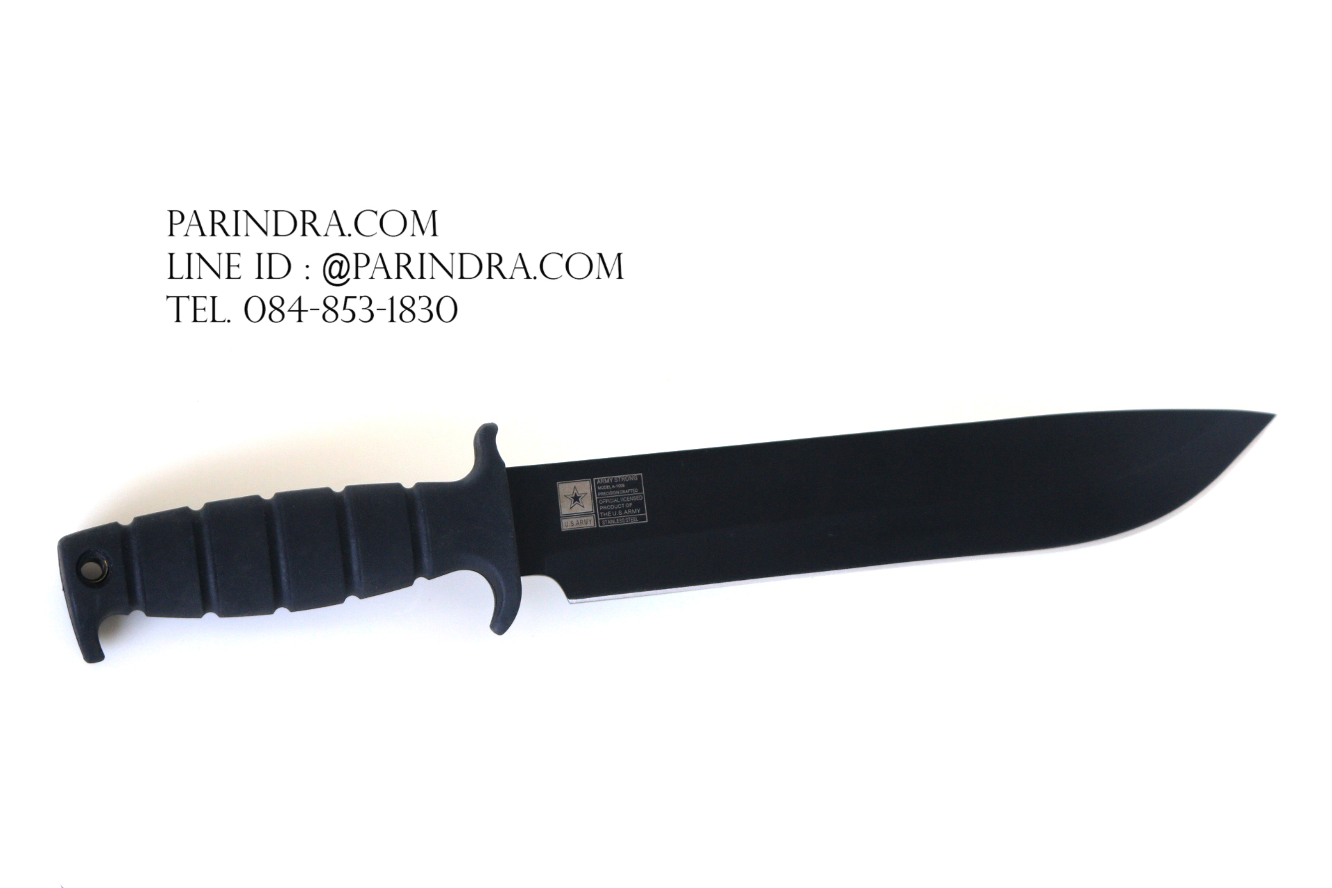 มีดใบตาย Army Strong Model A-1008 ขนาด 14.75 นิ้ว ใบดำ OEM