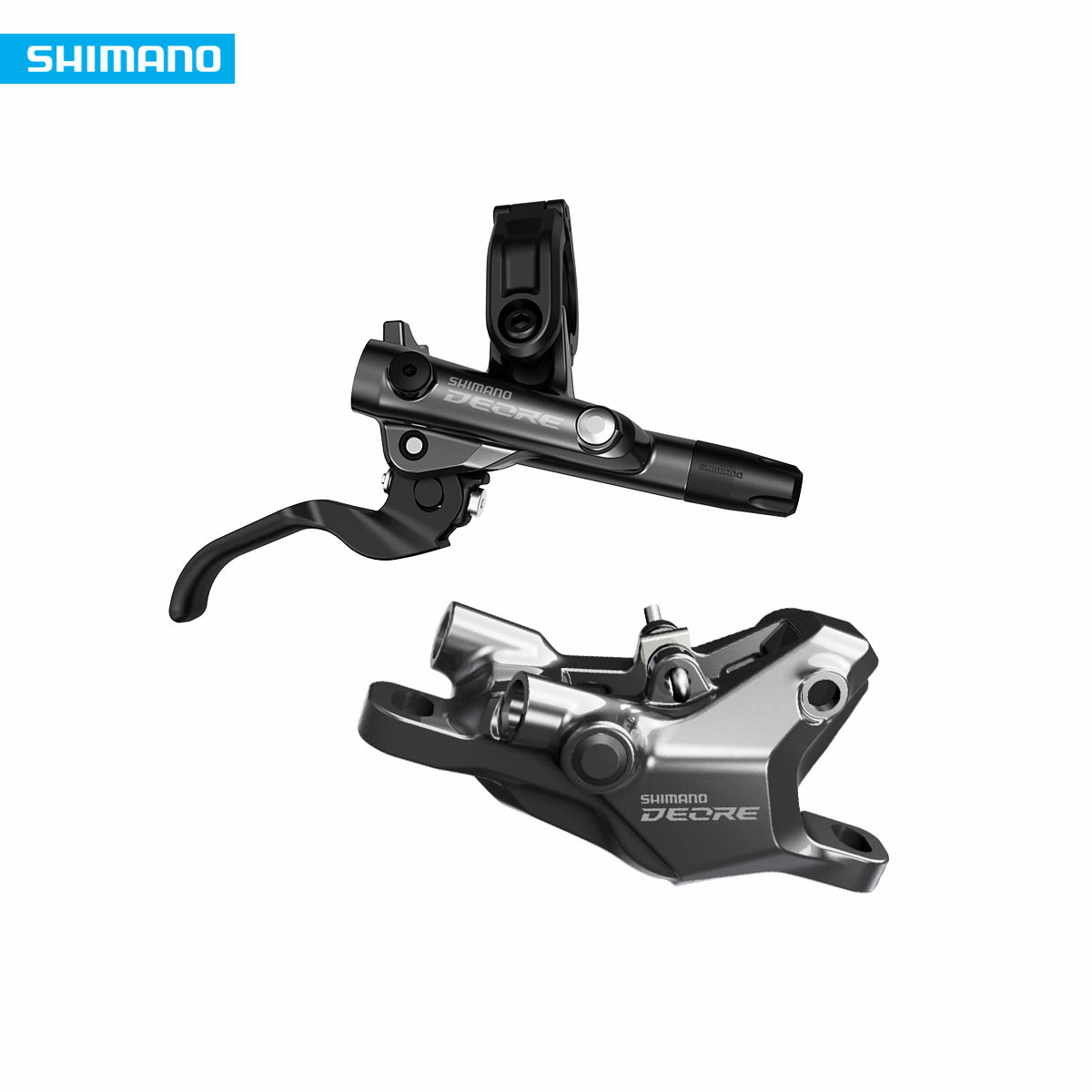 SHIMANO ชุดดิส DEORE หน้า-หลัง (มือ BLM6100/ก้าม BRM6100/สาย BH90SS), รุ่น J-KIT, 1000MM,1700MM มีกล่อง