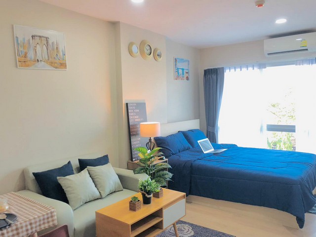 ให้เช่าบีคอนโด พหลโยธิน ชั้น7 ห้อง 24 ตรม.เฟอร์ใหม่ มีเครื่องซักผ้า ใกล้ ม.กรุงเทพ