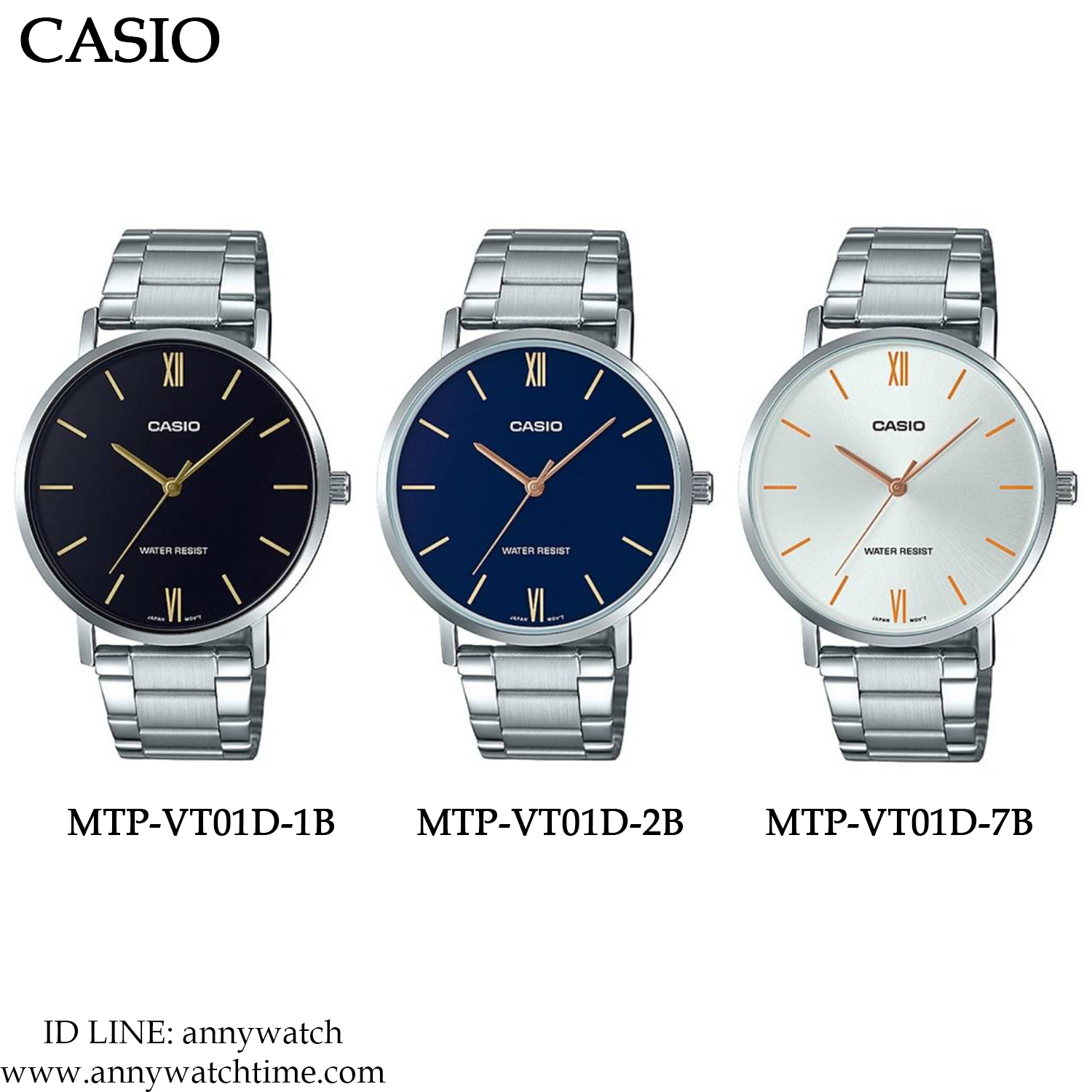 CASIO MTP-VT01D-2B