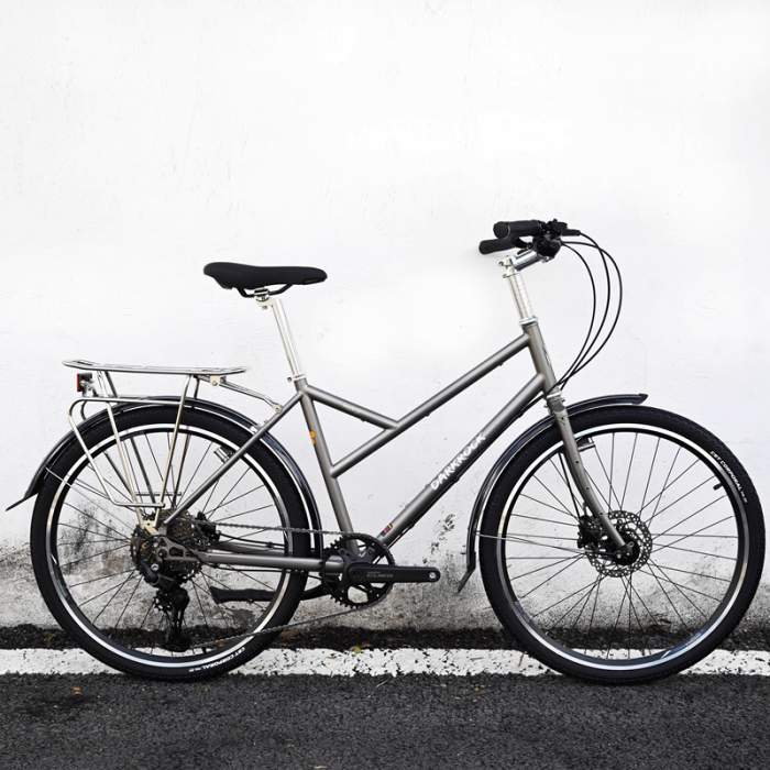 Darkrock Haikui Retro Bike 26 นิ้ว – จักรยานทัวร์ริ่งเหล็กโครโมลี่ 11 สปีด Shimano CUES U6000 พร้อมดิสก์เบรก | จักรยานทัวร์ริ่งระยะไกลคุณภาพสูง