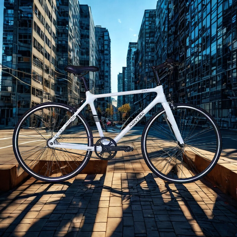 KONTAX CITYRIDE Ultra-Probe City Commuter Bike | Carbon Fiber, Belt Drive, Retro Design