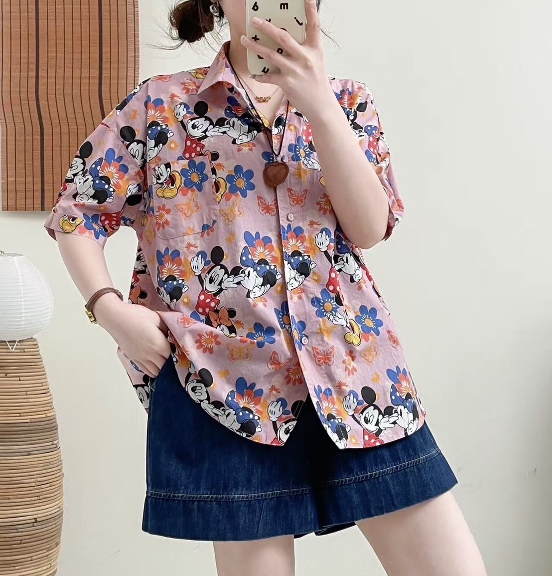 เสื้อผ้าฝ้ายลายพิมพ์