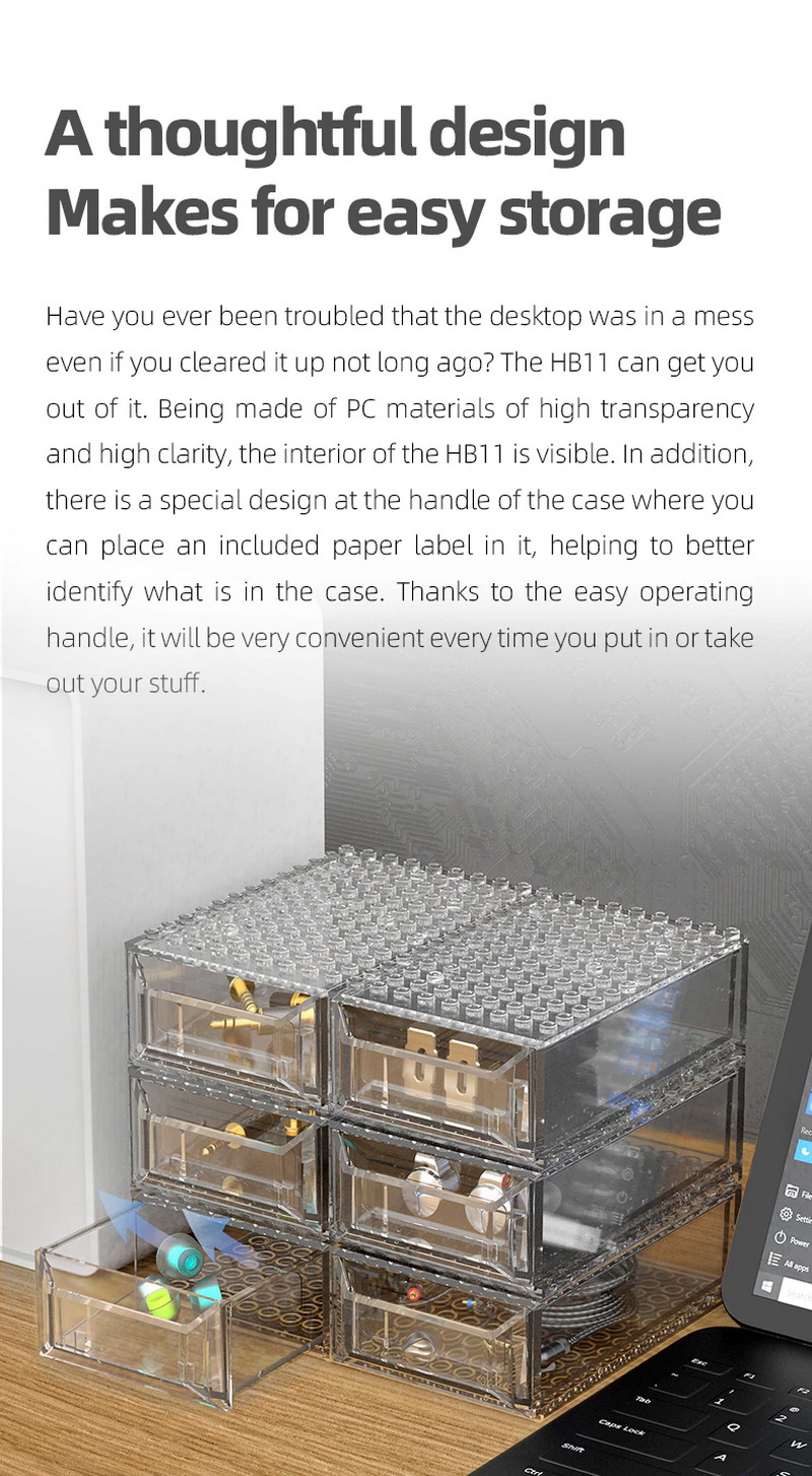 ขาย FiiO HB11 กล่องเก็บของอเนกประสงค์สำหรับ หูฟัง/USB/สายหูฟัง