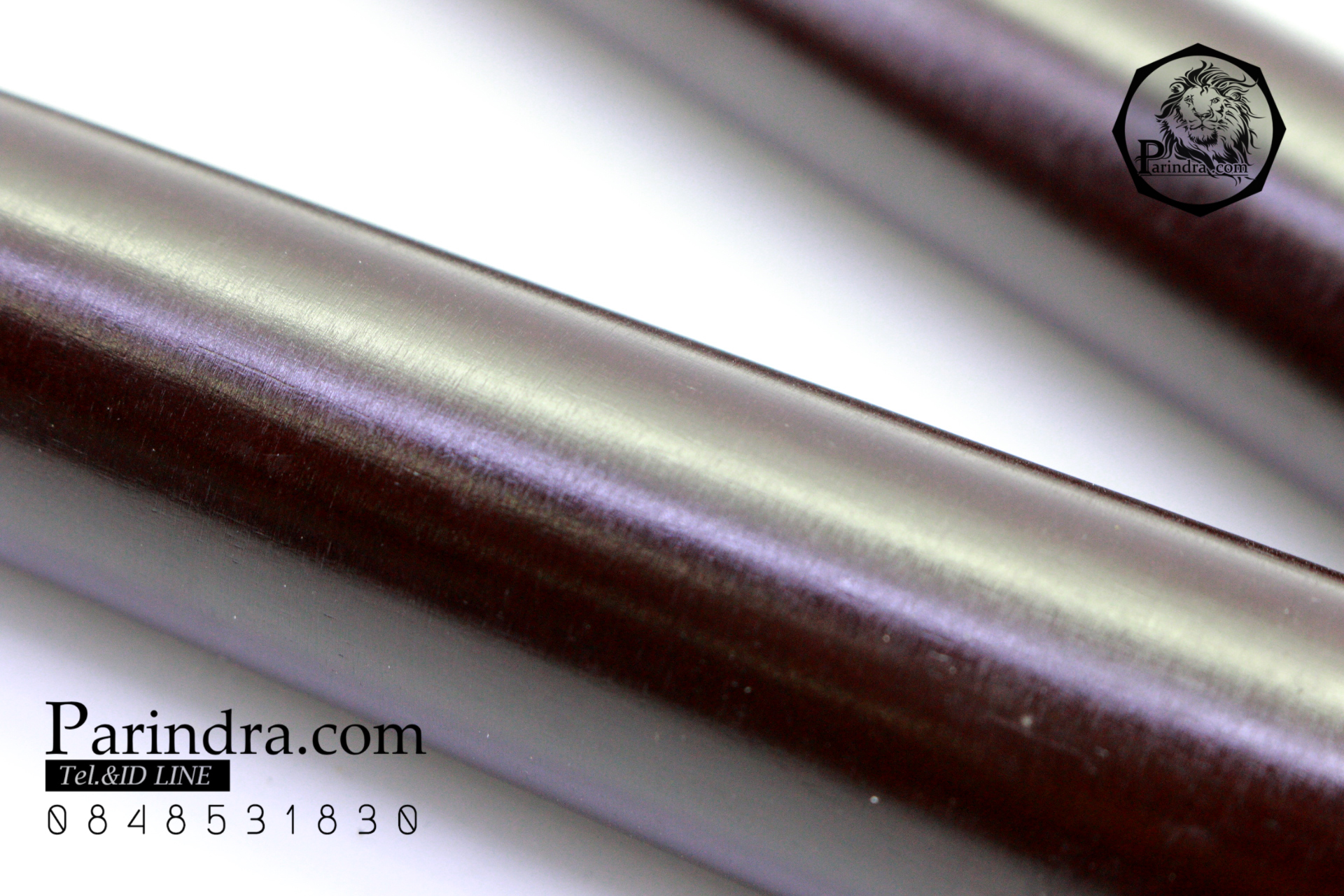 กระบองสองท่อน บรุซลี ด้ามไม้สีน้ำตาลอมแดง อุปกรณ์ป้องกันตัว