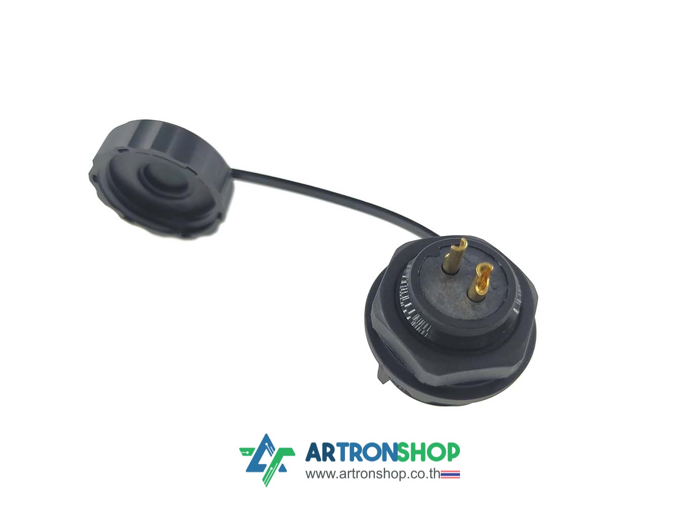 SP16 2-Pin IP68 cable connector คอนเนคเตอร์กันน้ำ 2 พิน