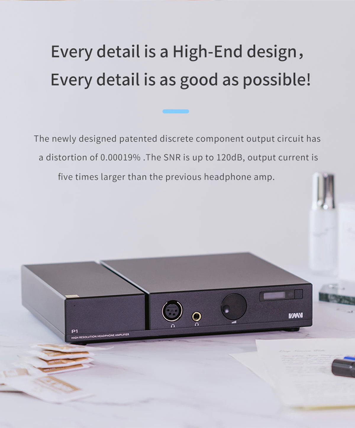 SMSL VMV P1 แอมป์ตั้งโต๊ะระดับ High-end รองรับ Hi-Res ประกันศูนย์ไทย