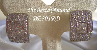 หมดค่ะBE801RD+ ต่างหูหรูหรามากๆๆๆ+ฝังแบบจิกไข่ปลา งานดีมากๆๆๆ เหมือนของจริงสุดๆ หรูหราแพรวพราว ขนาดไม่ใหญ่มาก เป็นรูปสี่เหลี่ยมผืนผ้า ขนาด 0.9*1.5 cm