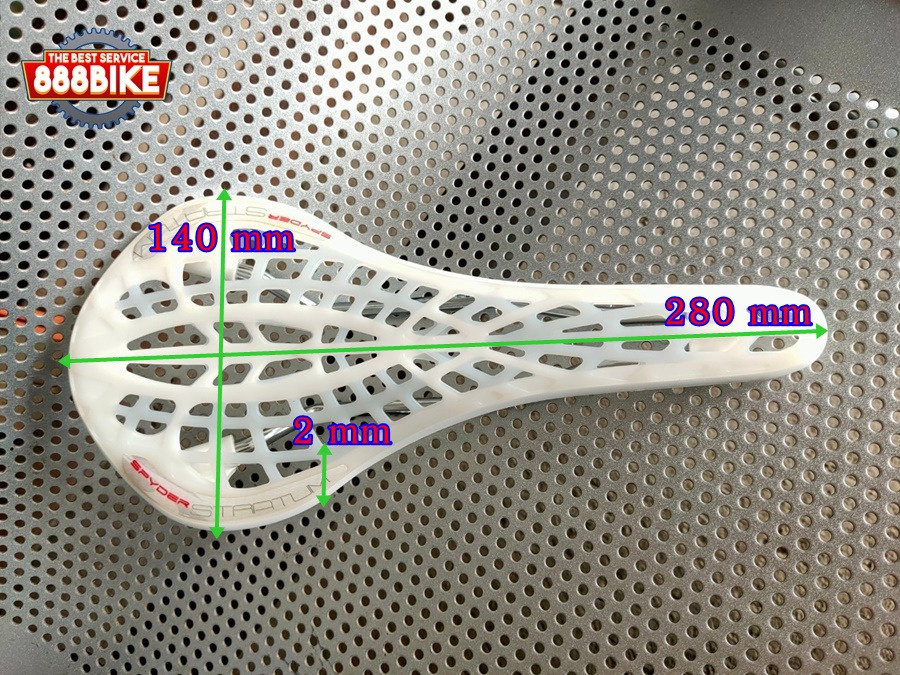 เบาะแมงมุม TIOGA SPYDER STRATUM Hollow ราง chromoly