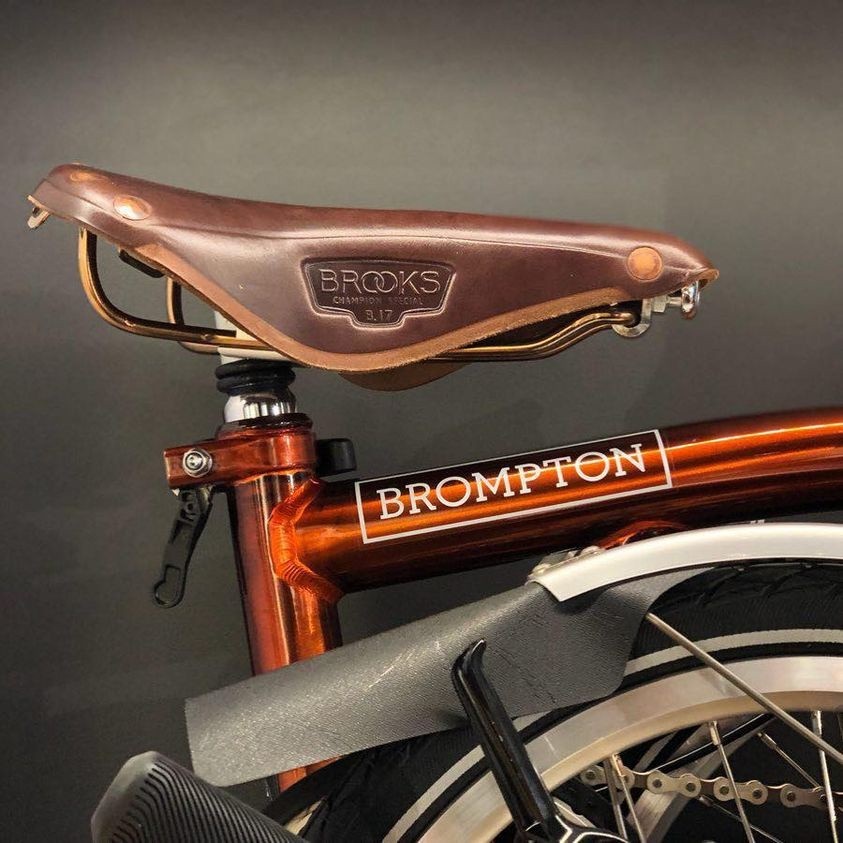 เบาะหนังรุ่นลิมิเต็ด Brooks England B17 Special Edition หนังแท้ รางทองแดง หมุดทองแดง Special Copper