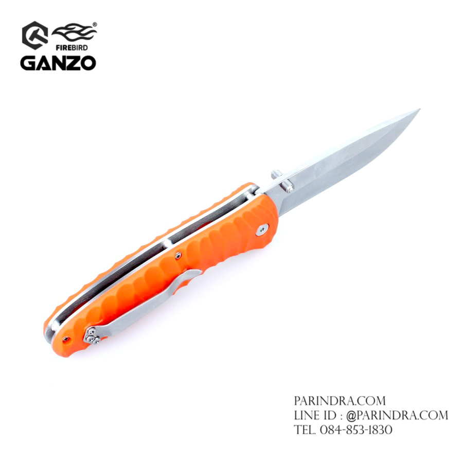 มีดพับ Ganzo กานโซ่ รุ่น Ganzo G6252-OR ด้ามสีส้ม ของแท้ 100%