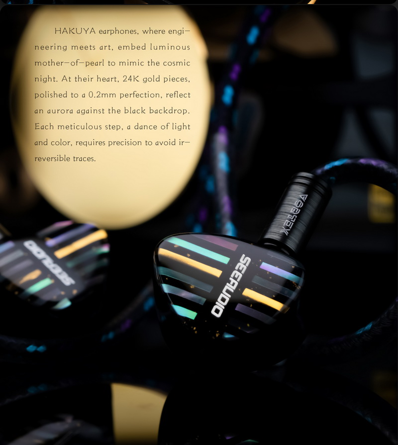 [PreOrder] Seeaudio Hakuya หูฟัง IEMs Hybrid 14 ไดรเวอร์ 10BA+4EST ประกันศูนย์ไทย