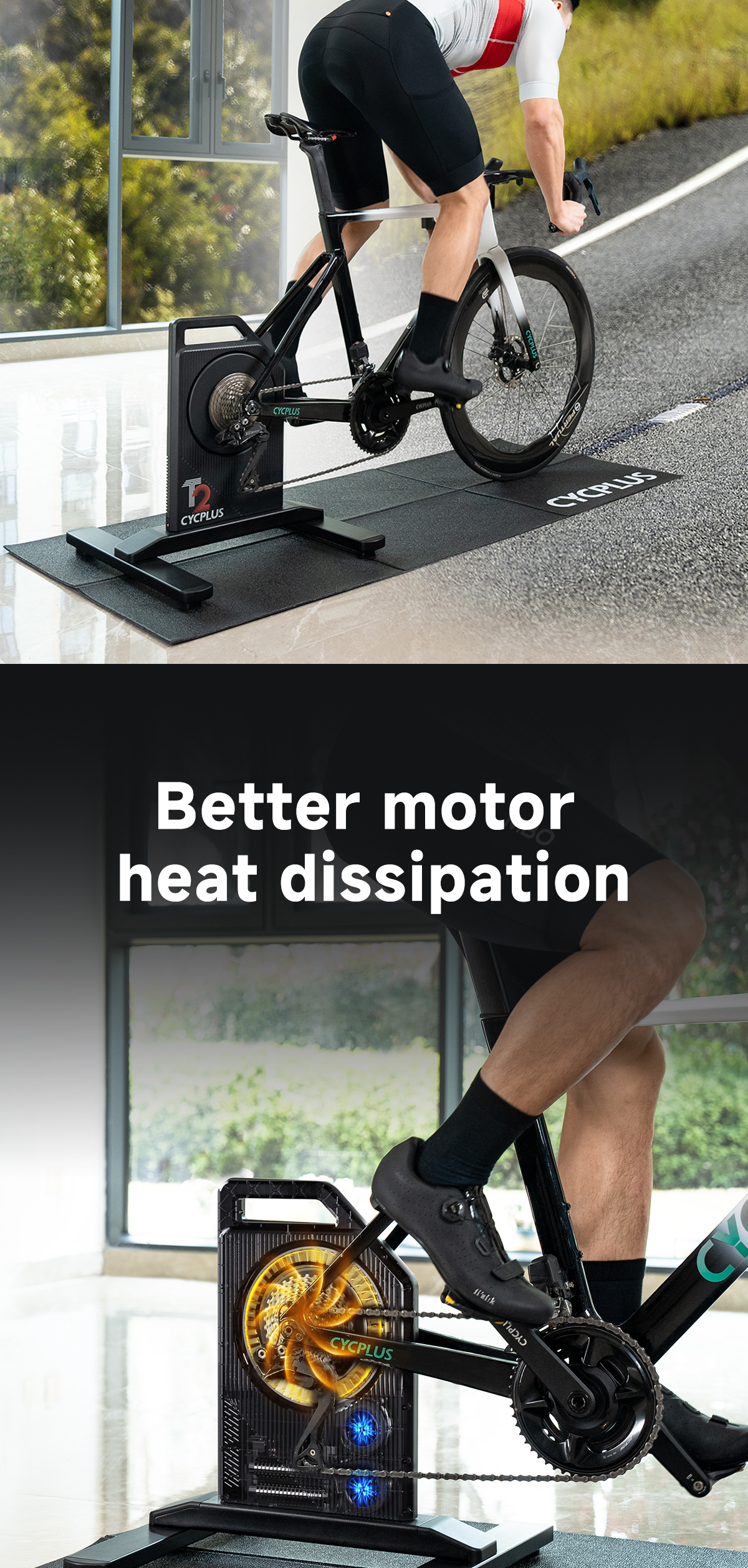 🚴♂️ CYCPLUS T2H Smart Bike Trainer