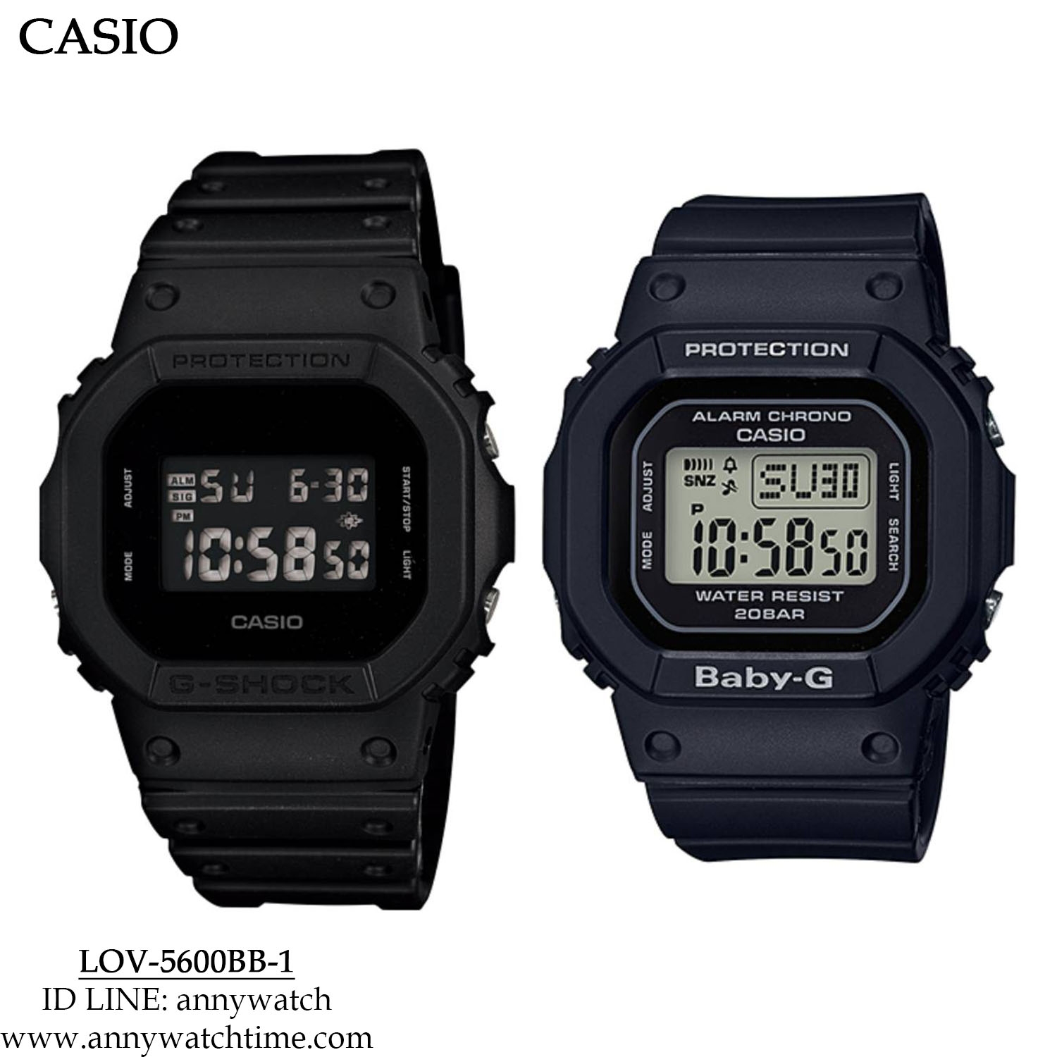 CASIO LOV-5600BB-1