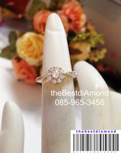 BR22 แหวนดอกไม้สไตน์เพชรล้อม พร้อมบ่าข้าง งดงาม สวย หรู ไม่เวอร์ วงไม่ใหญ่มากๆๆ เล็กๆน่ารัก ใส่ติดนิ้วได้เลย เพชรวิ๊งสวยค่ะ