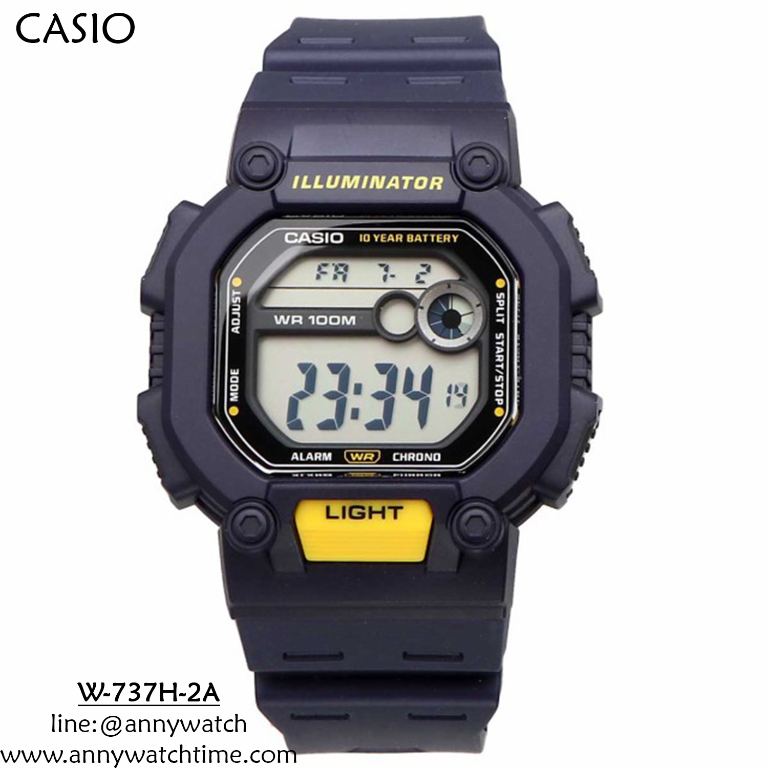 CASIO W-737H-2A