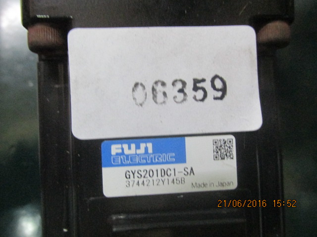SERVO MOTOR “ FUJI ” รุ่น GYS201DC1-SA