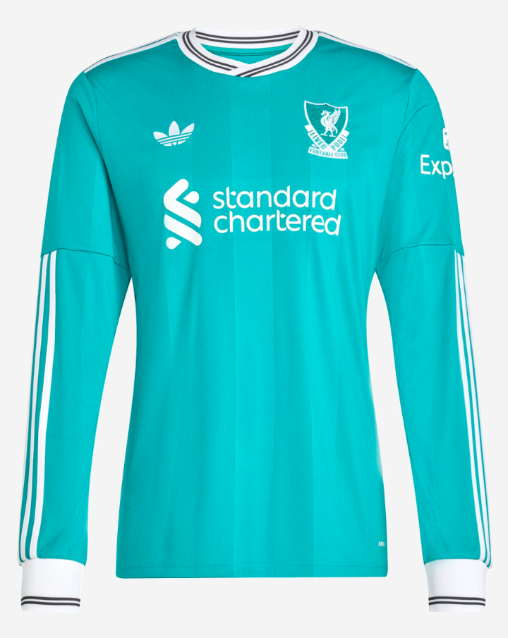 เสื้อแขนยาวลิเวอร์พูล 2025 2026 ชุดที่3 ของแท้