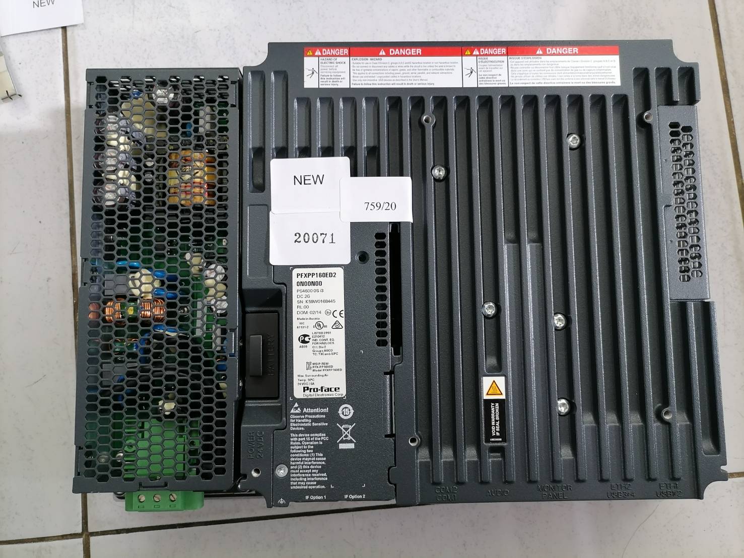 LCD TOUCH SCREEN " PROFACE " รุ่น PFXPP160ED20N00N00