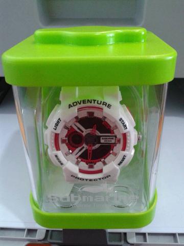 นาฬิกา US submarine Adventure Protector รุ่น TP3163M สีขาว-แดง