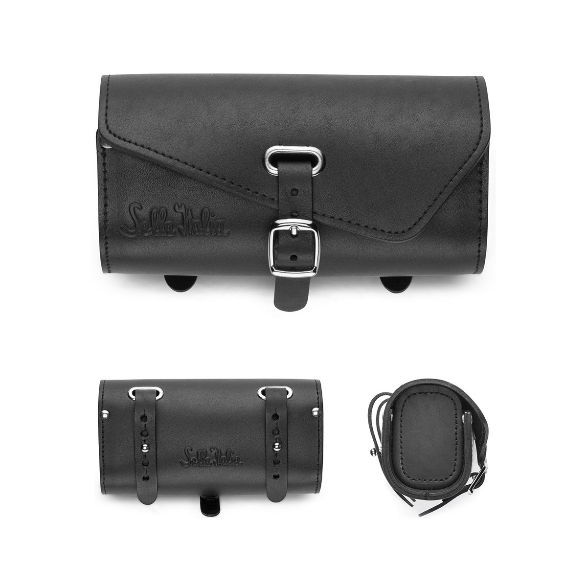 กระเป๋าใต้อาน SELLA ITALIA Saddle bag, GLORIOSA BAG, ทำจากหนัง