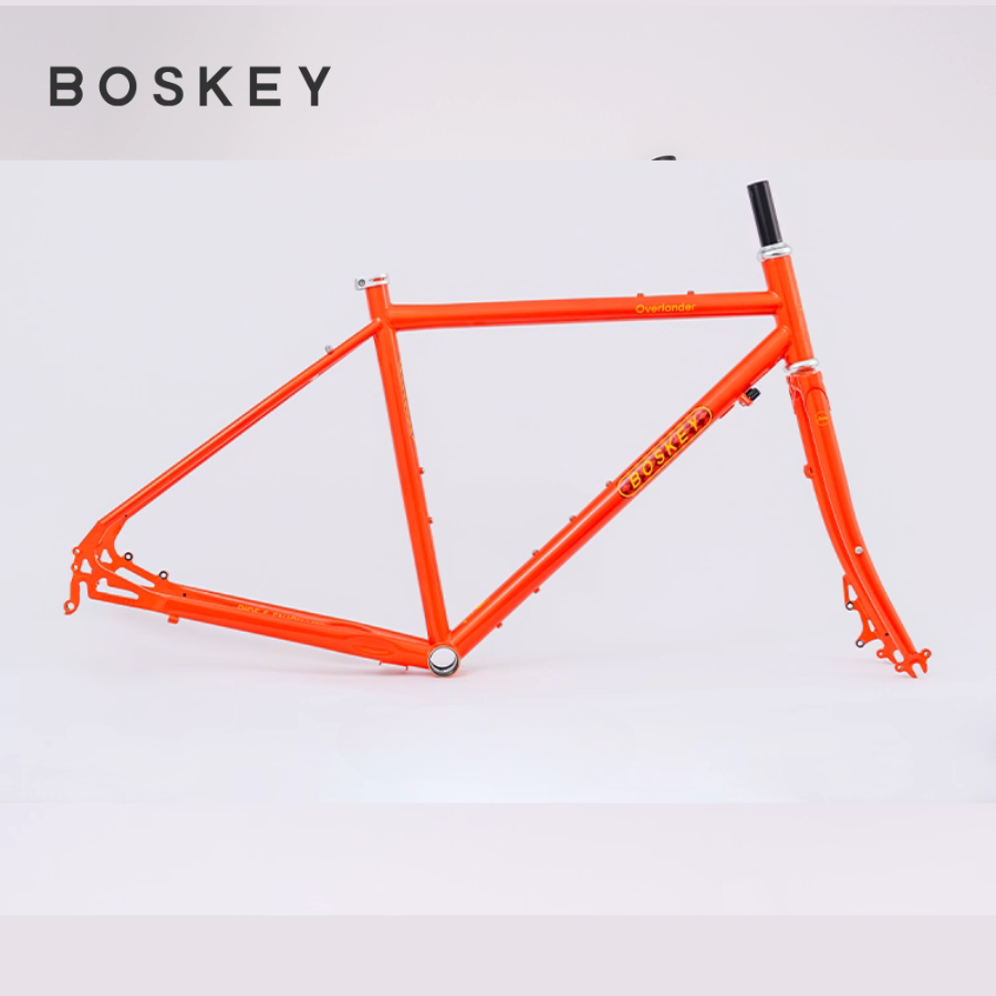 BOSKEY Overlander Cro-Mo 4130 Steel Frame – กรอบจักรยานกราเวลสตีลโครโมลี รับน้ำหนักได้สูง พร้อมช่องติดตั้งดิสก์เบรก