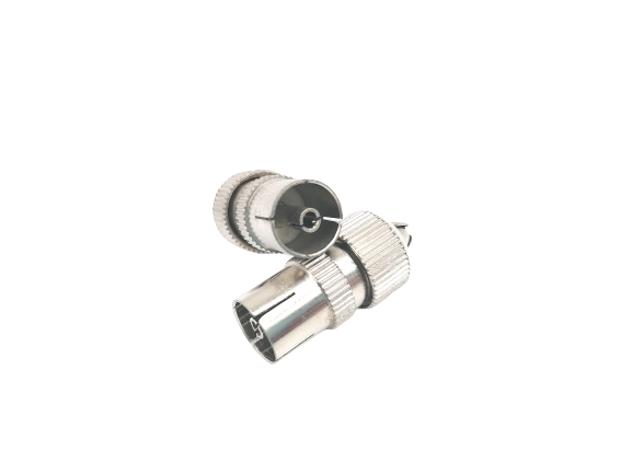 ปลั๊ก75โอห์ม(ทีวี) เหล็ก(เมีย) PAL-102(แพ็คคู่)