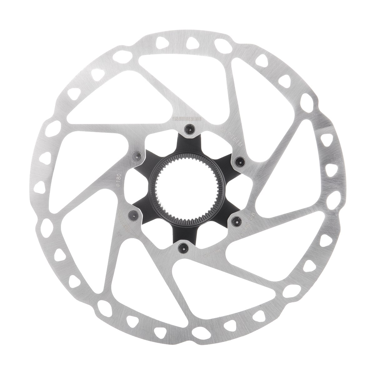 ใบดิสท์โรเตอร์ DEORE, SM-RT64, 160MM, Center Lock, รุ่นฝาล๊อคใหญ่ (MALAY)