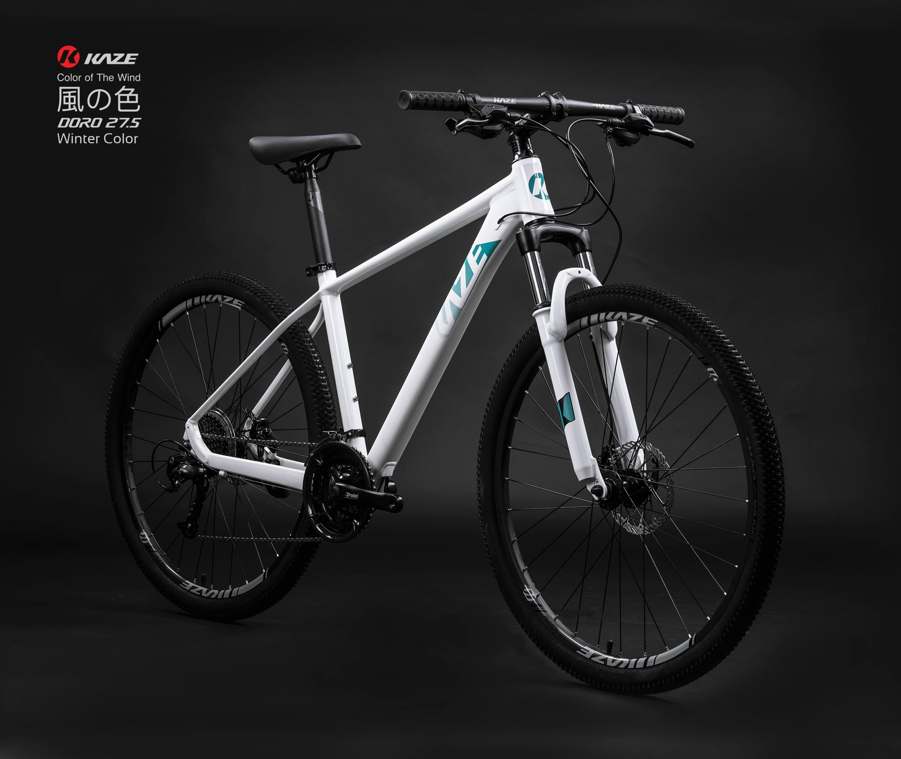 จักรยานเสือภูเขา KAZE DORO 27 สปีด ดิสน้ำมัน เฟรมอลูมิเนียม X6 ซ่อนสาย 2022