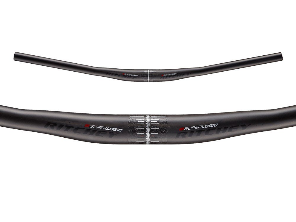 RITCHEY แฮนด์ยก MTB, SUPERLOGIC LOW RIZER Carbon Handlebar, 15MM, คาบ้อน, 710MM แฮนด์ยกคาร์บอน