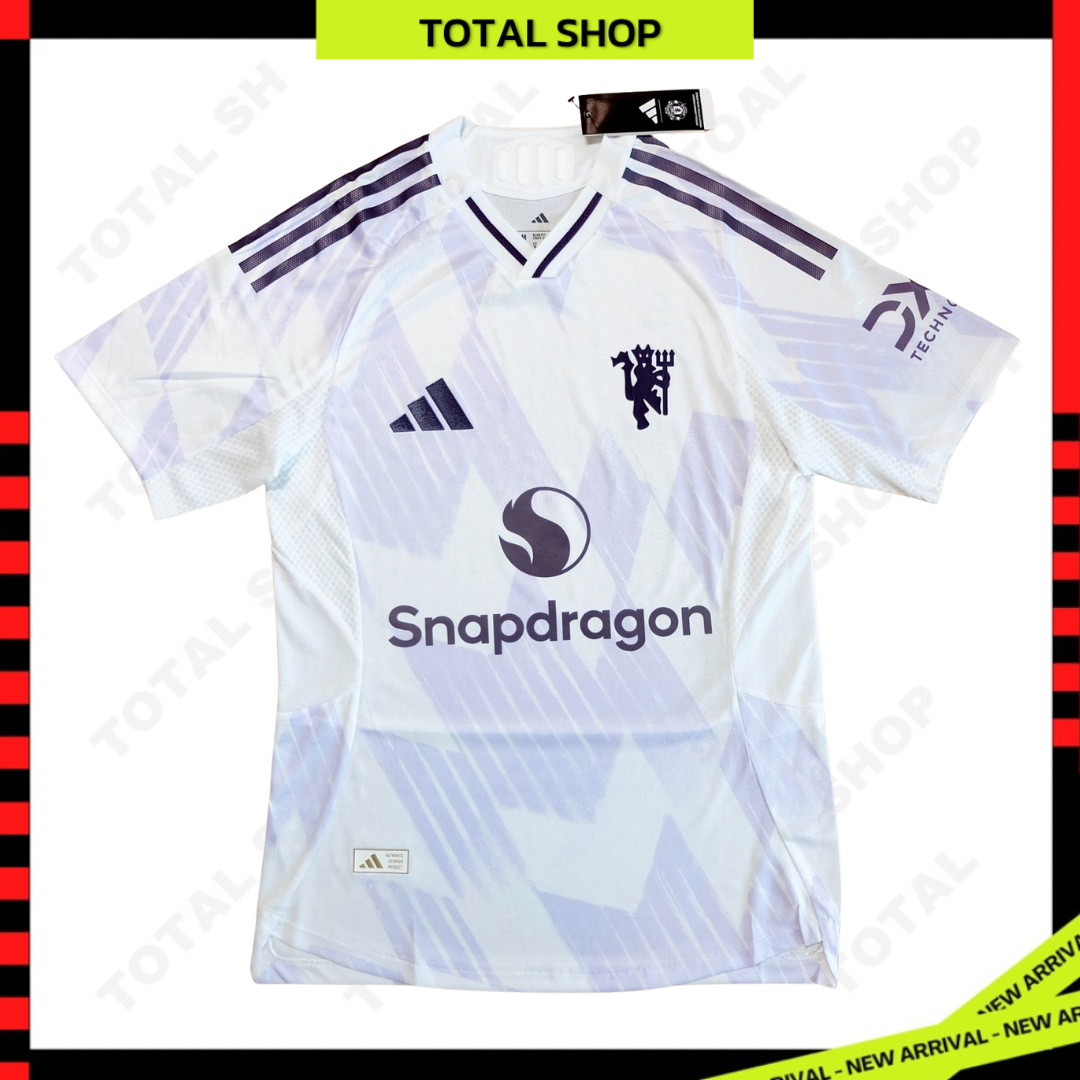 Manchester United 2025/26 Away Jersey Player Grade เสื้อแมนยู เยือน ขาว ม่วง ฤดูกาลใหม่ เกรดนักเตะ