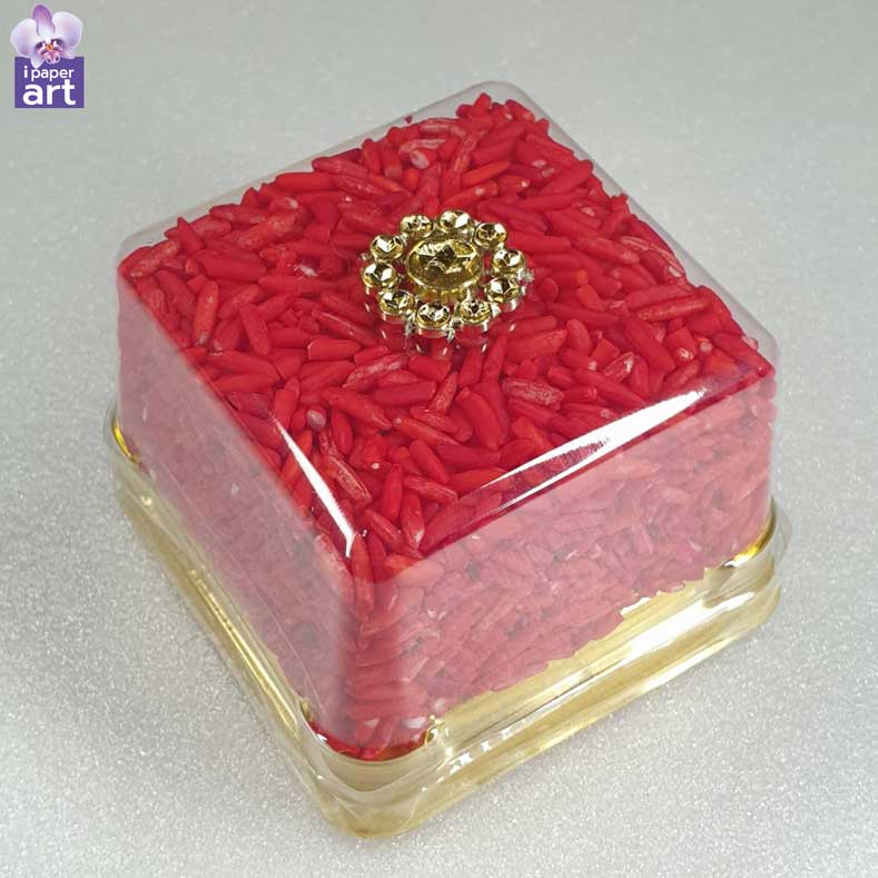 ธัญพืชมงคล - ข้าวอักษัต 9 สี | จัดหิ้ง บูชาเทพ งานแต่ง งานขึ้นบ้านใหม่ | บรรจุกล่อง 50 ml.