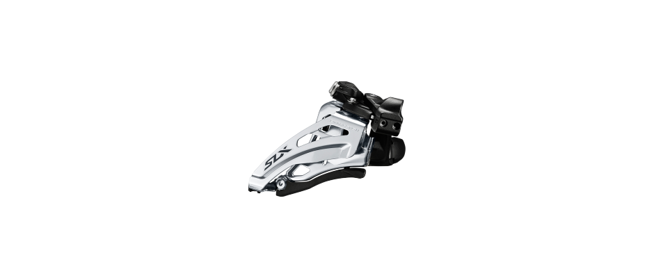 ตัวสับจาน SLX, FD-M7020-11-L, 11-Speed, 2 ชั้น, แคล้มป์ล่าง, Side swing, 31.8MM/34.9MM