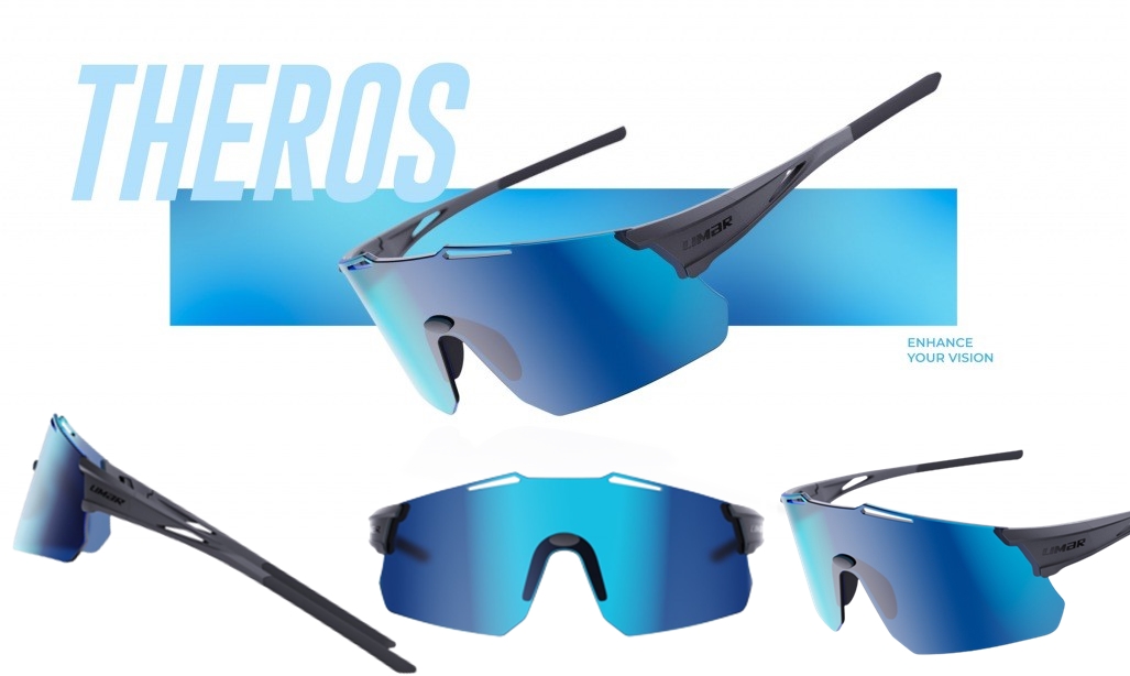 แว่นกันแดด Limar THEROS cycling sungalsses กรอบแว่นผลิตจาก Grilamid น้ำหนักเบาพิเศษ ยืดหยุ่น และทนทาน ป้องกันรังสี UV400 ได้ 100%